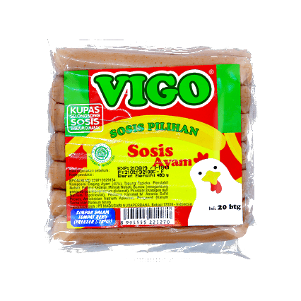 Vigo Sosis Ayam 20 Pcs