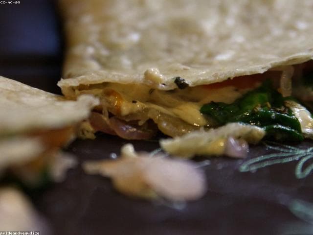 Chicken Breakfast and Cheese Quesadilla Recipe